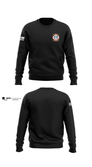 Crew Neck Sweatshirt, Winchester Bay Fire and Rescue, Fire Department, Teamtime, Team time, sublimation, custom sports apparel, team uniforms, spirit wear, spiritwear, sports uniforms, custom shirts, team store, custom team store, fundraiser sports, apparel fundraiser