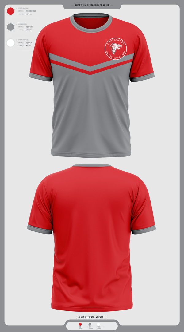 Short Sleeve Performance Shirt, Constantine High School Cross Country, Cross Country, Teamtime, Team time, sublimation, custom sports apparel, team uniforms, spirit wear, spiritwear, sports uniforms, custom shirts, team store, custom team store, fundraiser sports, apparel fundraiser