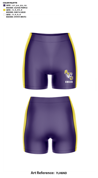 Womens Compression Shorts, Benedict College Cheer, Cheer, Teamtime, Team time, sublimation, custom sports apparel, team uniforms, spirit wear, spiritwear, sports uniforms, custom shirts, team store, custom team store, fundraiser sports, apparel fundraiser