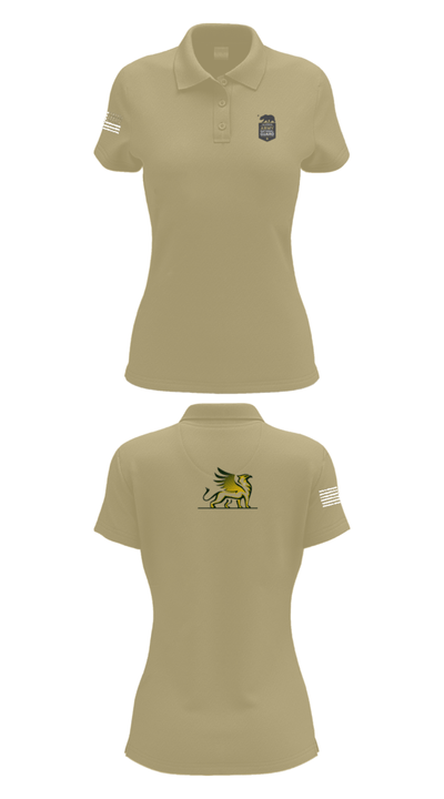 Azusa Griffins 57653557 Women's Short Sleeve Performance Polo  - 90