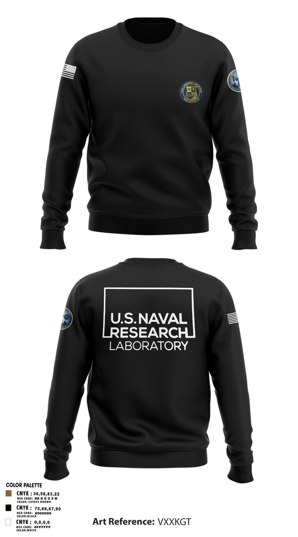 Crew Neck Sweatshirt, Naval Research Laboratory, Navy, Teamtime, Team time, sublimation, custom sports apparel, team uniforms, spirit wear, spiritwear, sports uniforms, custom shirts, team store, custom team store, fundraiser sports, apparel fundraiser
