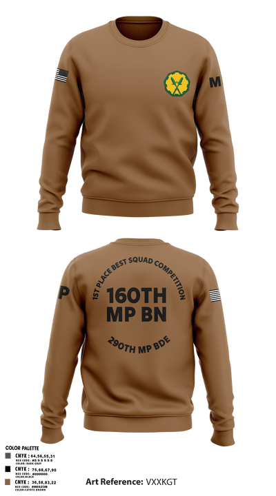 160th mp bn 37897815 Crew Neck Sweatshirt - 105