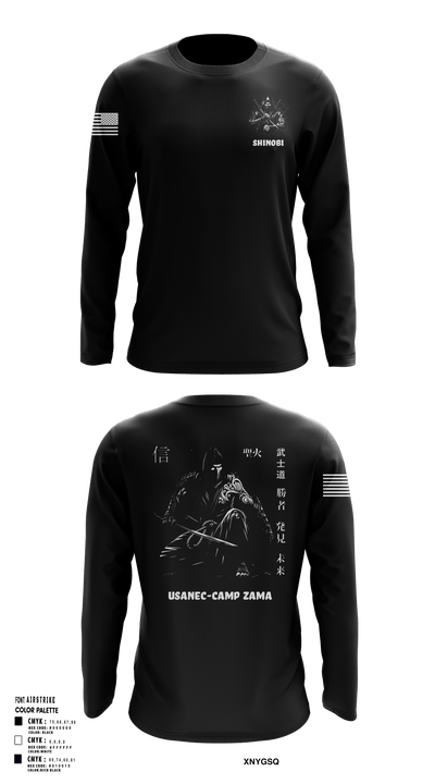USANEC- Camp Zama, 78th Signal Battalion 94772078 Long Sleeve Performance Shirt - 146