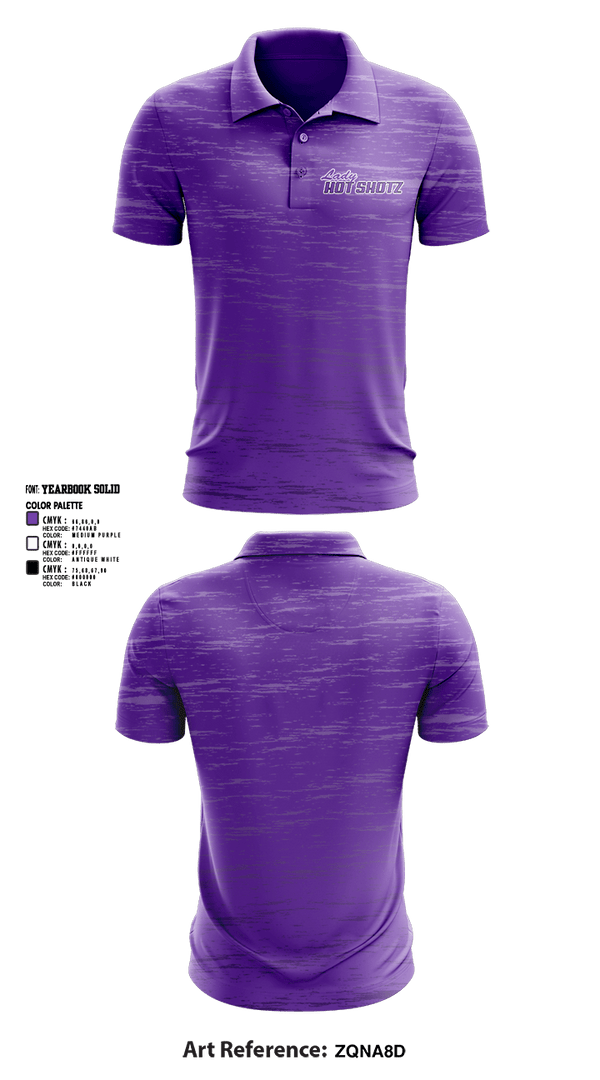 Short Sleeve Performance Polo, Lady Hot Shotz, Women's Basketball, Teamtime, Team time, sublimation, custom sports apparel, team uniforms, spirit wear, spiritwear, sports uniforms, custom shirts, team store, custom team store, fundraiser sports, apparel fundraiser
