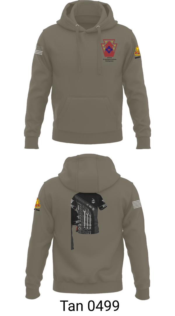 Hoodie, 121 transportation, National Guard, Teamtime, Team time, sublimation, custom sports apparel, team uniforms, spirit wear, spiritwear, sports uniforms, custom shirts, team store, custom team store, fundraiser sports, apparel fundraiser