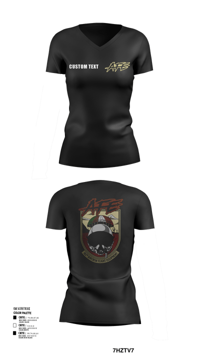 162 AFE 73313729 Women's Short Sleeve V-neck Shirt - 161
