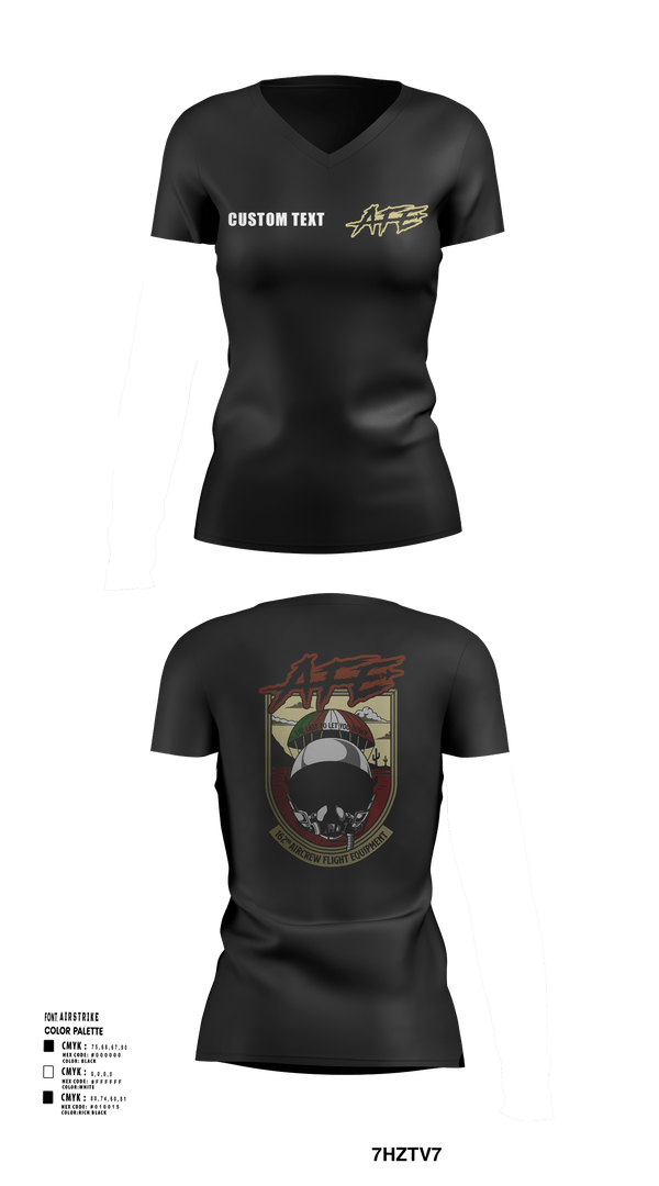 Womens Short Sleeve Vneck Shirt, 162 AFE, Air Force, Teamtime, Team time, sublimation, custom sports apparel, team uniforms, spirit wear, spiritwear, sports uniforms, custom shirts, team store, custom team store, fundraiser sports, apparel fundraiser