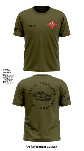 Short Sleeve Performance Shirt, Bravo 1/23 63480397, Marines, Teamtime, Team time, sublimation, custom sports apparel, team uniforms, spirit wear, spiritwear, sports uniforms, custom shirts, team store, custom team store, fundraiser sports, apparel fundraiser