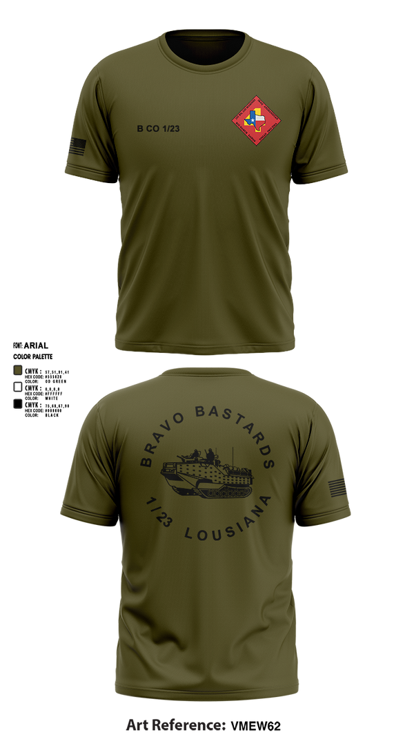 Short Sleeve Performance Shirt, Bravo 1/23 63480397, Marines, Teamtime, Team time, sublimation, custom sports apparel, team uniforms, spirit wear, spiritwear, sports uniforms, custom shirts, team store, custom team store, fundraiser sports, apparel fundraiser