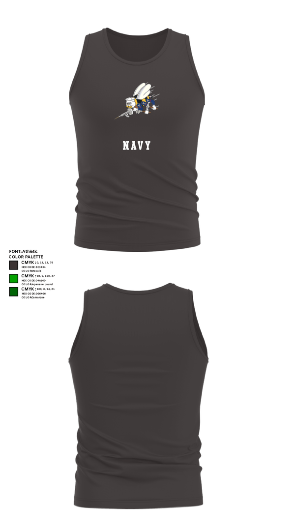 Tank Top, SeaBees, Navy, Teamtime, Team time, sublimation, custom sports apparel, team uniforms, spirit wear, spiritwear, sports uniforms, custom shirts, team store, custom team store, fundraiser sports, apparel fundraiser