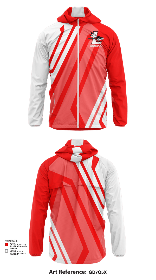 Windbreaker, Lawrenceville High School Band, Spirit Store, Teamtime, Team time, sublimation, custom sports apparel, team uniforms, spirit wear, spiritwear, sports uniforms, custom shirts, team store, custom team store, fundraiser sports, apparel fundraiser