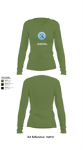 HHD, 415th Military Intelligence Battalion 84302898 Women's Long Sleeve V-neck Shirt -1 40