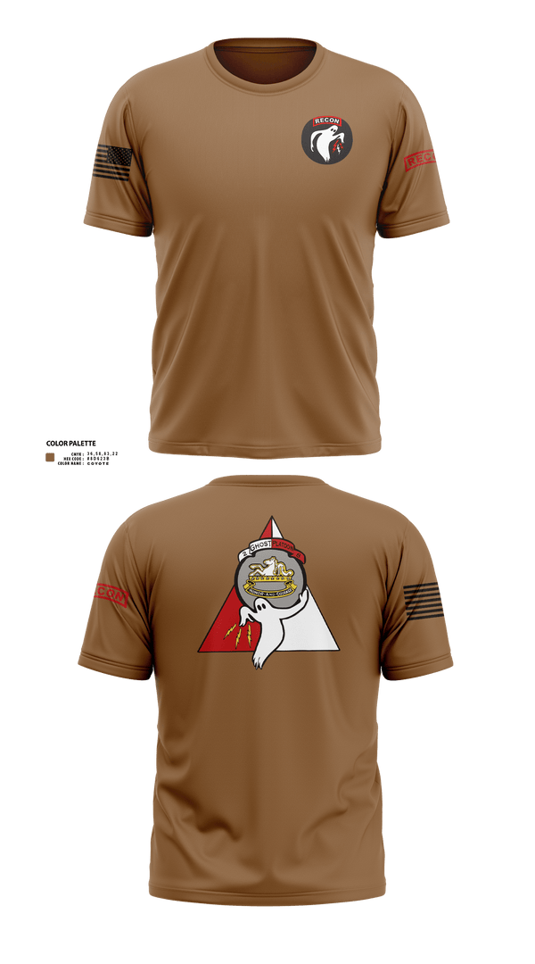 Short Sleeve Performance Shirt, Ghost Platoon, HHC, 2-8 CAV, 1ABCT, 1CD, , Teamtime, Team time, sublimation, custom sports apparel, team uniforms, spirit wear, spiritwear, sports uniforms, custom shirts, team store, custom team store, fundraiser sports, apparel fundraiser