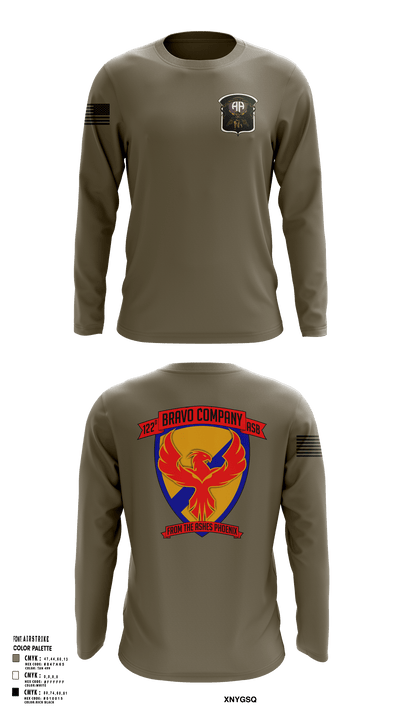 B-Co 122 ASB 42840392 Long Sleeve Performance Shirt - 117