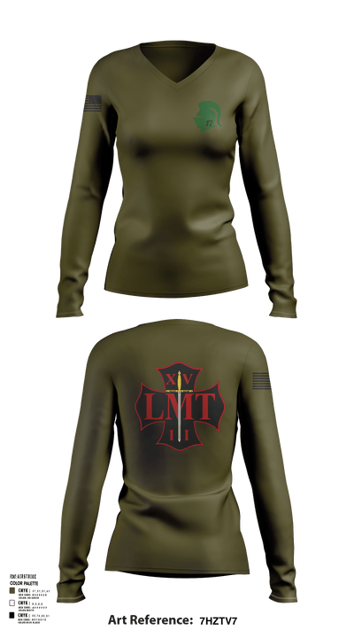 Lasd Lomita 1516490 Women's Long Sleeve V-neck Shirt - 122