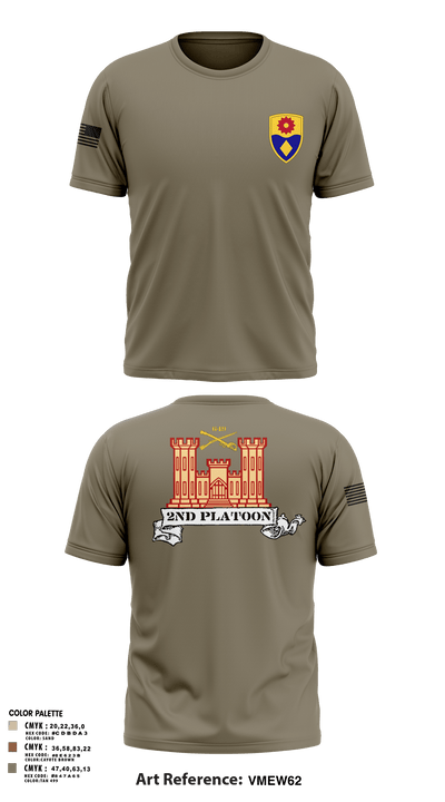649 ENG CO649 ENG CO 61246639 Short Sleeve Performance Shirt - 6