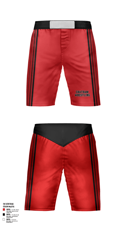 Chatham High School Wrestling 47764242 Fight Shorts - 1
