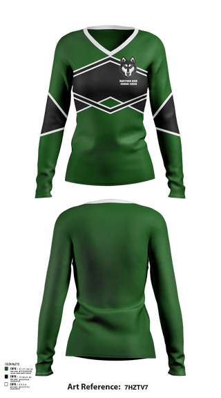 Womens Long Sleeve Vneck Shirt, Hartford High School Cheer, Cheer, Teamtime, Team time, sublimation, custom sports apparel, team uniforms, spirit wear, spiritwear, sports uniforms, custom shirts, team store, custom team store, fundraiser sports, apparel fundraiser