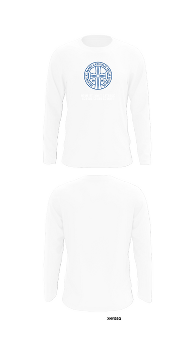 Mount St. Mary Catholic School Cross Country 34367170 Long Sleeve Performance Shirt - 8