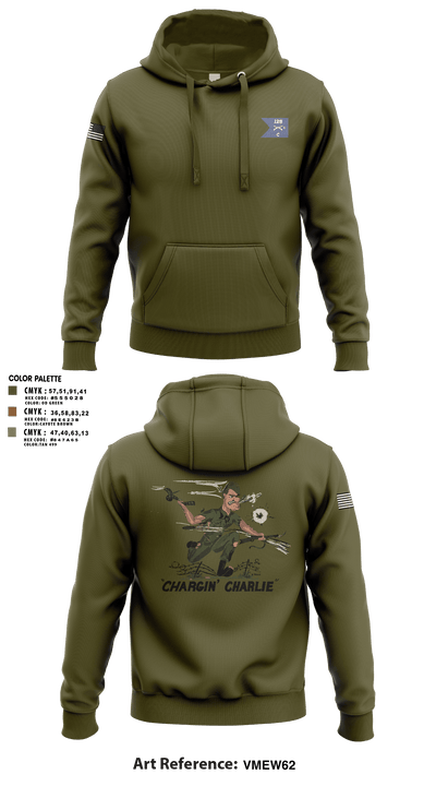 C Co 1-125th IN 33854609 Hoodie - 1