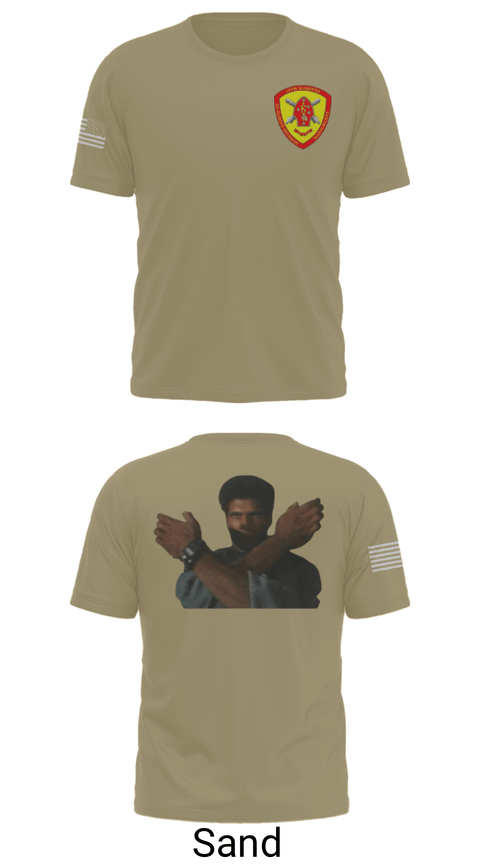 Old School Cotton Feel Shirt, 10th Marine Regiment, Marines, Teamtime, Team time, sublimation, custom sports apparel, team uniforms, spirit wear, spiritwear, sports uniforms, custom shirts, team store, custom team store, fundraiser sports, apparel fundraiser