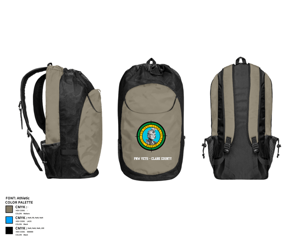 Gear Bag, PNW Vets - Clark County, , Teamtime, Team time, sublimation, custom sports apparel, team uniforms, spirit wear, spiritwear, sports uniforms, custom shirts, team store, custom team store, fundraiser sports, apparel fundraiser
