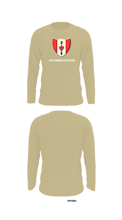 46th Engineer Battalion 60900947 Long Sleeve Performance Shirt 92