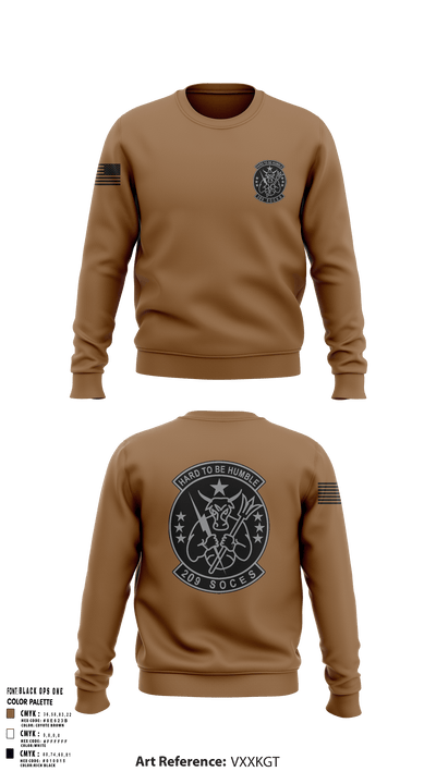 209th SOCES 34158969 Crew Neck Sweatshirt - 134