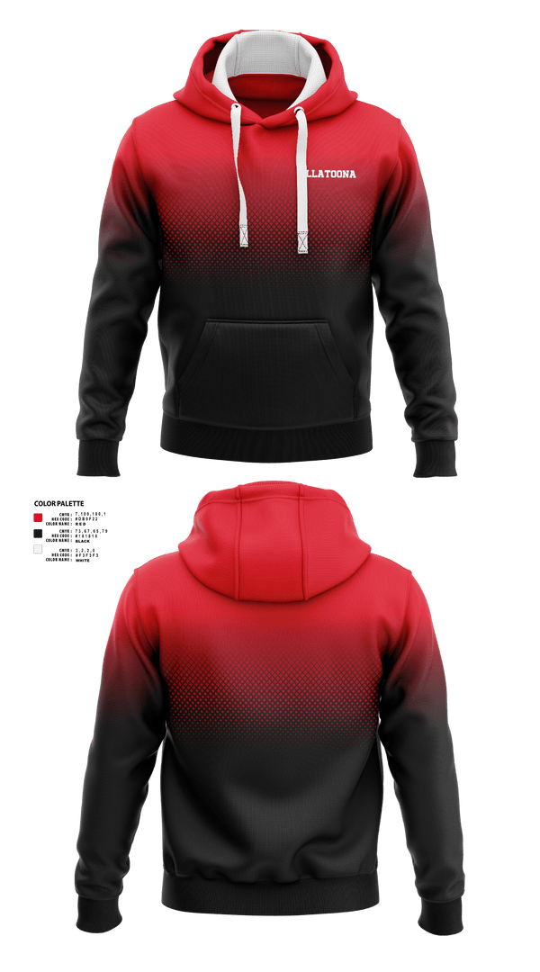 Hoodie, Allatoona, Men's Basketball, Teamtime, Team time, sublimation, custom sports apparel, team uniforms, spirit wear, spiritwear, sports uniforms, custom shirts, team store, custom team store, fundraiser sports, apparel fundraiser