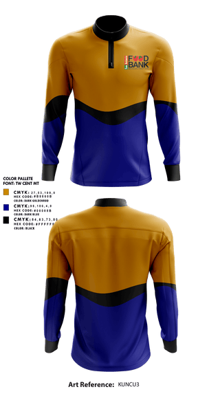 Quarter Zip Jacket, San Antonio Food Bank, , Teamtime, Team time, sublimation, custom sports apparel, team uniforms, spirit wear, spiritwear, sports uniforms, custom shirts, team store, custom team store, fundraiser sports, apparel fundraiser