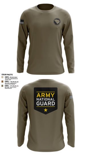 Long Sleeve Performance Shirt, , National Guard, Teamtime, Team time, sublimation, custom sports apparel, team uniforms, spirit wear, spiritwear, sports uniforms, custom shirts, team store, custom team store, fundraiser sports, apparel fundraiser