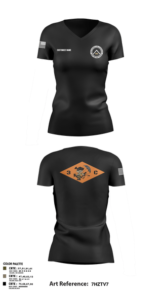 Womens Short Sleeve Performance Polo, 3rd Platoon, CCo, 1-508th PIR, , Teamtime, Team time, sublimation, custom sports apparel, team uniforms, spirit wear, spiritwear, sports uniforms, custom shirts, team store, custom team store, fundraiser sports, apparel fundraiser