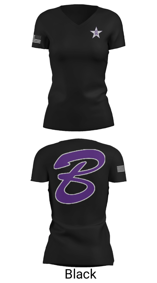 Women's Short Sleeve Vneck Shirt, Bottineau High School, Spirit Store, Teamtime, Team time, sublimation, custom sports apparel, team uniforms, spirit wear, spiritwear, sports uniforms, custom shirts, team store, custom team store, fundraiser sports, apparel fundraiser