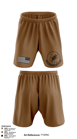 Athletic Shorts With Pockets, 509 OSS, Air Force, Teamtime, Team time, sublimation, custom sports apparel, team uniforms, spirit wear, spiritwear, sports uniforms, custom shirts, team store, custom team store, fundraiser sports, apparel fundraiser