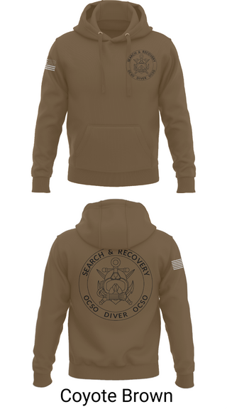 Hoodie, Underwater Search & Recovery Team, Police, Teamtime, Team time, sublimation, custom sports apparel, team uniforms, spirit wear, spiritwear, sports uniforms, custom shirts, team store, custom team store, fundraiser sports, apparel fundraiser