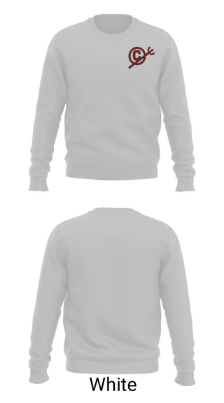 Crew Neck Sweatshirt, Clinton High School Soccer, Men's Soccer, Teamtime, Team time, sublimation, custom sports apparel, team uniforms, spirit wear, spiritwear, sports uniforms, custom shirts, team store, custom team store, fundraiser sports, apparel fundraiser