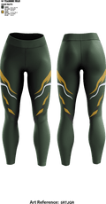 Grossmont College Softball 7562303 Womens Leggings - 1