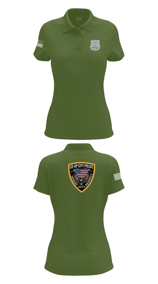 Womens Short Sleeve Performance Polo, Co-op City Police Department, Police, Teamtime, Team time, sublimation, custom sports apparel, team uniforms, spirit wear, spiritwear, sports uniforms, custom shirts, team store, custom team store, fundraiser sports, apparel fundraiser