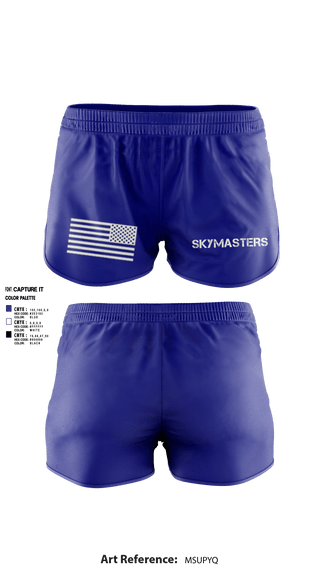 Ranger Panties, Skymasters, Army, Teamtime, Team time, sublimation, custom sports apparel, team uniforms, spirit wear, spiritwear, sports uniforms, custom shirts, team store, custom team store, fundraiser sports, apparel fundraiser