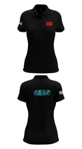 MENTALLY FRAGILE DESIGNZ 82373219 Women's Short Sleeve Performance Polo  - 36