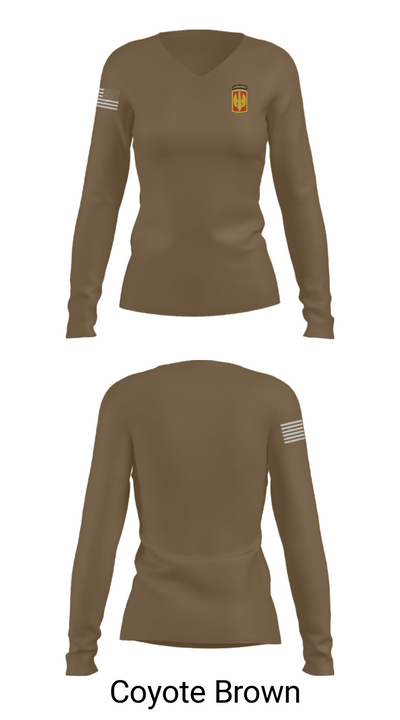 1/39th Field Artillery 79839270 Women's Long Sleeve V-neck Shirt - 10