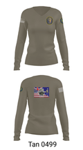 USS CANBERRA (LCS 30) 2170630 Women's Long Sleeve V-neck Shirt - 73
