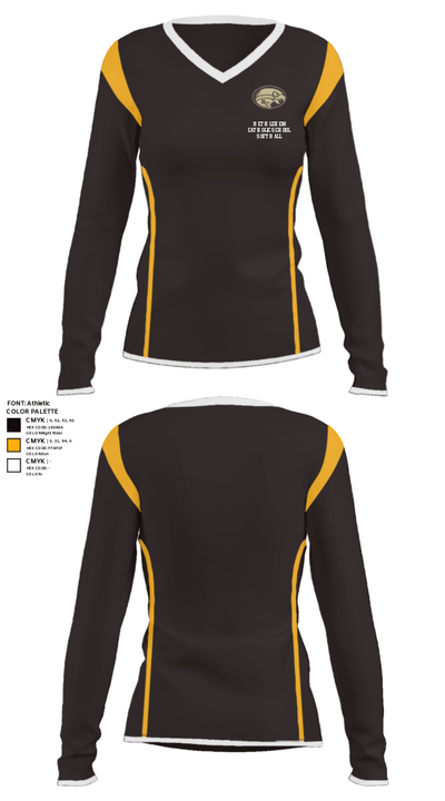 Bethlehem Catholic School Softball 33545016 Women's Long Sleeve V-neck Shirt - 34