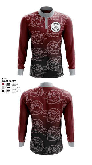 Quarter Zip Jacket, Braden River High School Wrestling, Wrestling, Teamtime, Team time, sublimation, custom sports apparel, team uniforms, spirit wear, spiritwear, sports uniforms, custom shirts, team store, custom team store, fundraiser sports, apparel fundraiser