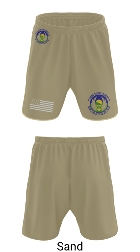 Athletic Shorts With Pockets, USAF Band of the Golden West, , Teamtime, Team time, sublimation, custom sports apparel, team uniforms, spirit wear, spiritwear, sports uniforms, custom shirts, team store, custom team store, fundraiser sports, apparel fundraiser