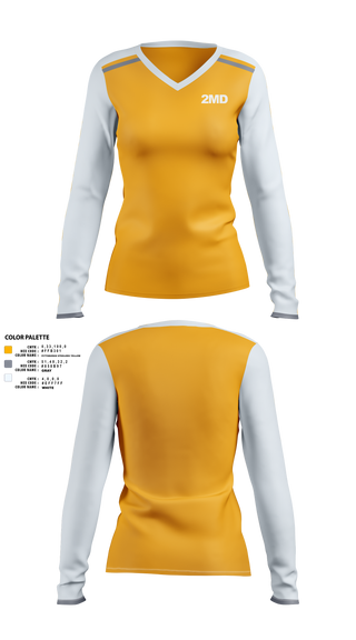 Womens Long Sleeve Vneck Shirt, 2MD, E-Sports, Teamtime, Team time, sublimation, custom sports apparel, team uniforms, spirit wear, spiritwear, sports uniforms, custom shirts, team store, custom team store, fundraiser sports, apparel fundraiser