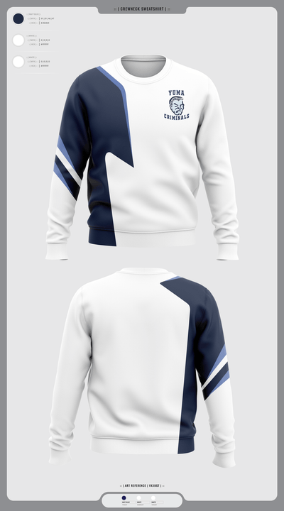 Yuma High School Wrestling 97193849 Crew Neck Sweatshirt - 2