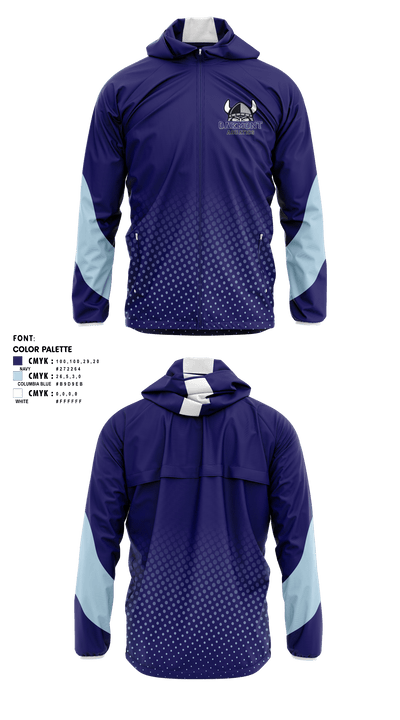 Oakmont High School Aquatics 60428011 Windbreaker - 1