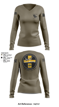 B Co 766 EN BeB 1st Platoon Armored Turtles Women's Long Sleeve V-neck Shirt - 1
