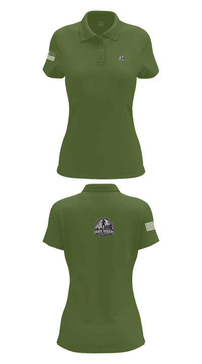 Gravediggers 54270931 Women's Short Sleeve Performance Polo  - 55